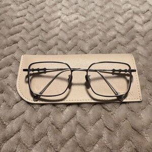 Metal Frame Glasses with blue light filter lenses